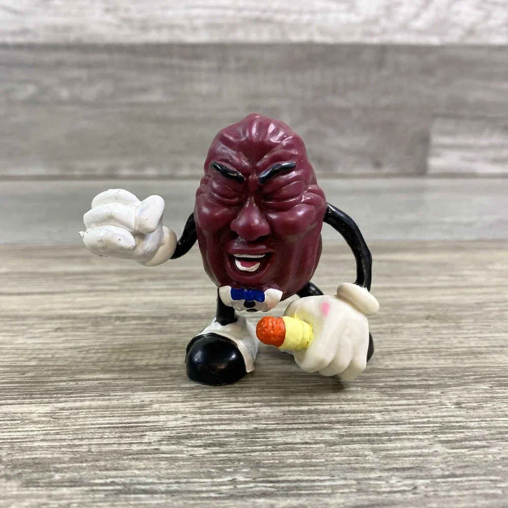California Raisins  Calrab Microphone Guy PVC Figure 3 inch Applause 1987‎
